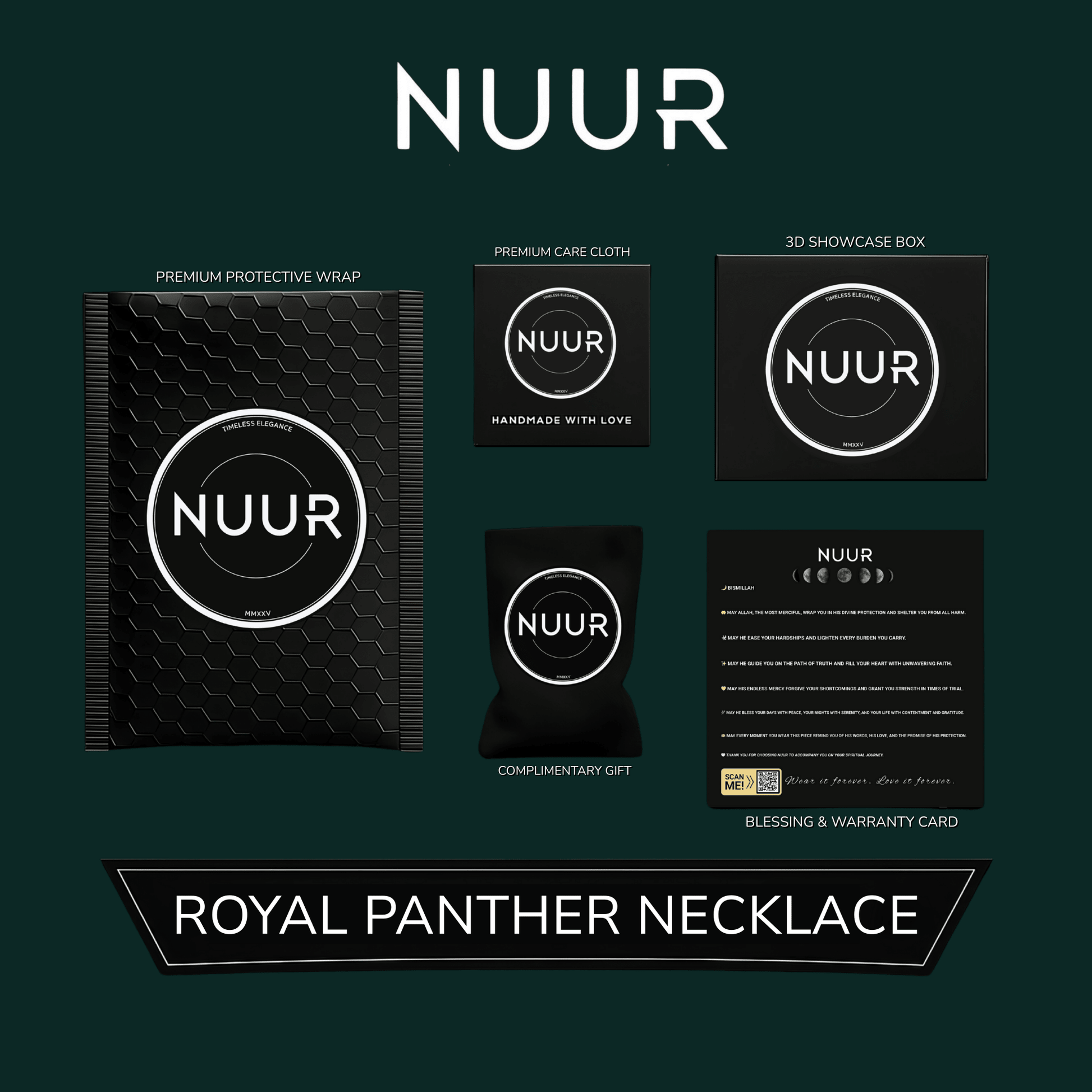 Royal Panther Necklace - Nuur